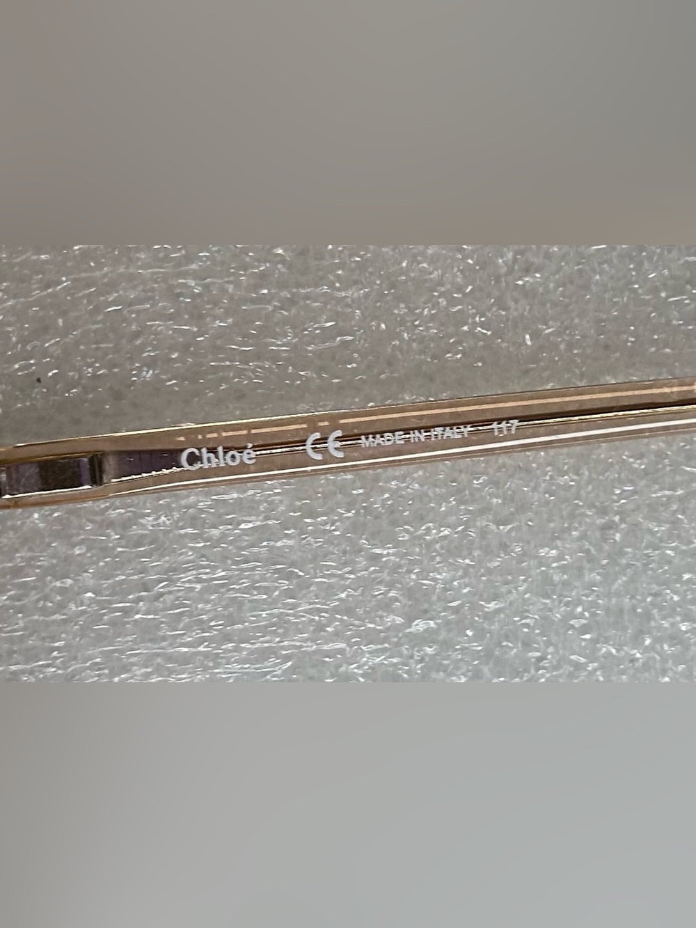 CHLOE CE2714 749 Clear Peach Pink Eyeglass Frames 54-17-140mm B50mm Italy - Picture 6 of 7